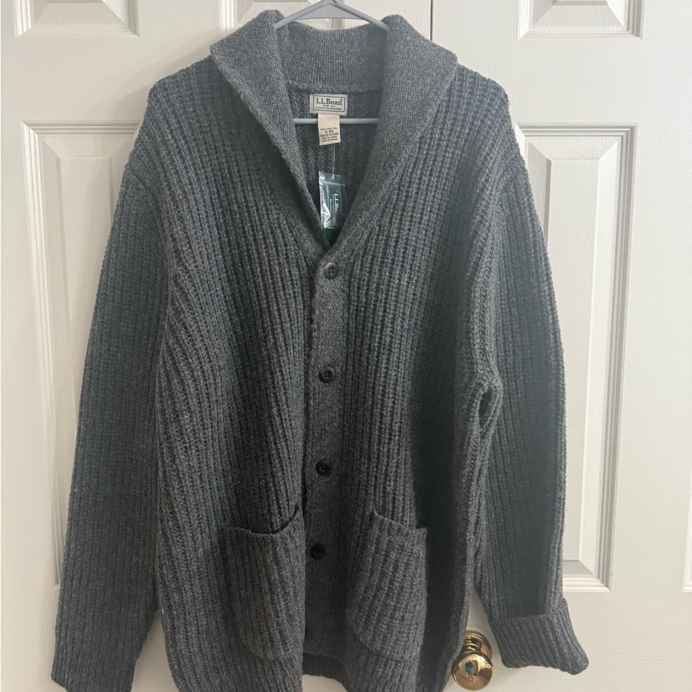 Men's Gray Sweater by L.L. Bean